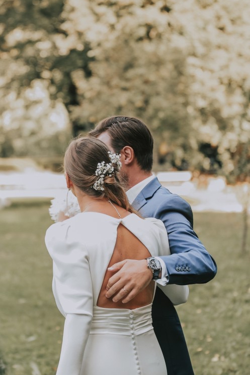 shooting photo mariage couple de jeunes maries